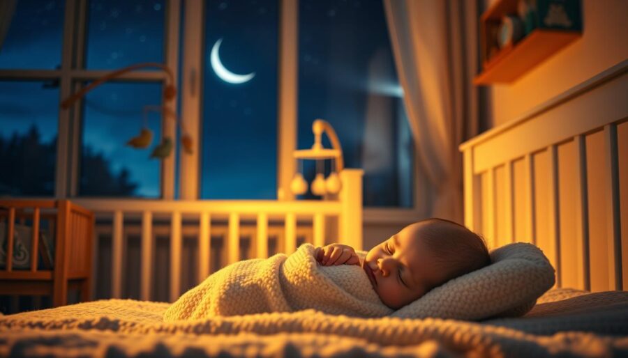 Creating comfort with gentle night sounds