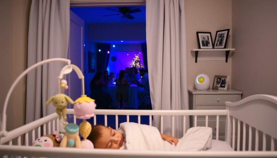 Handling party noise near your baby’s room
